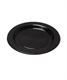 18CM (7INCH) BLACK PLASTIC PLATES  10pk x 50