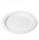 23CM/9INCH WHITE PLASTIC PLATES ROUND 50pl x 10pks