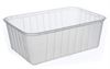 1000ML NATURAL RIBBED RECTANGLE CONTAINERS 500/CTN